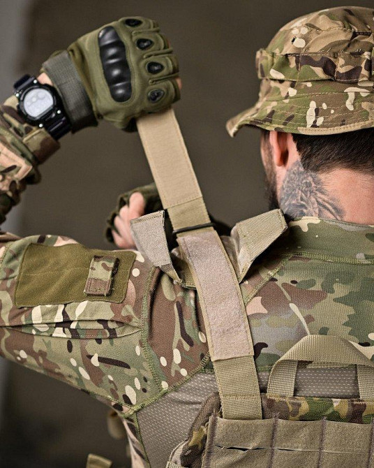 Тактична плитоноска з двома точками швидкого скидання Мультикам Asdag мультикам ОЛ2725 Одеса - фото 9