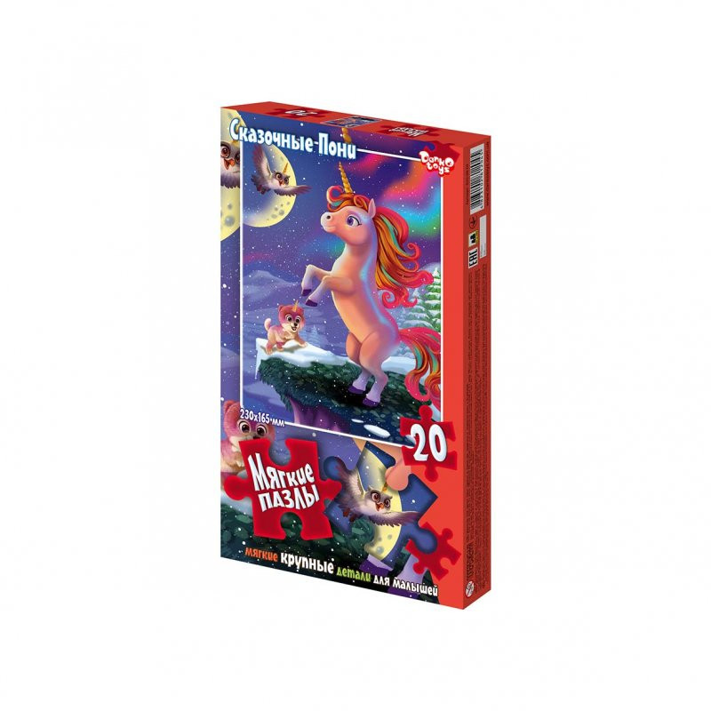 М'які пазли "Єдиноріг" S20-09-02, 20 елементів Вінниця - фото 1