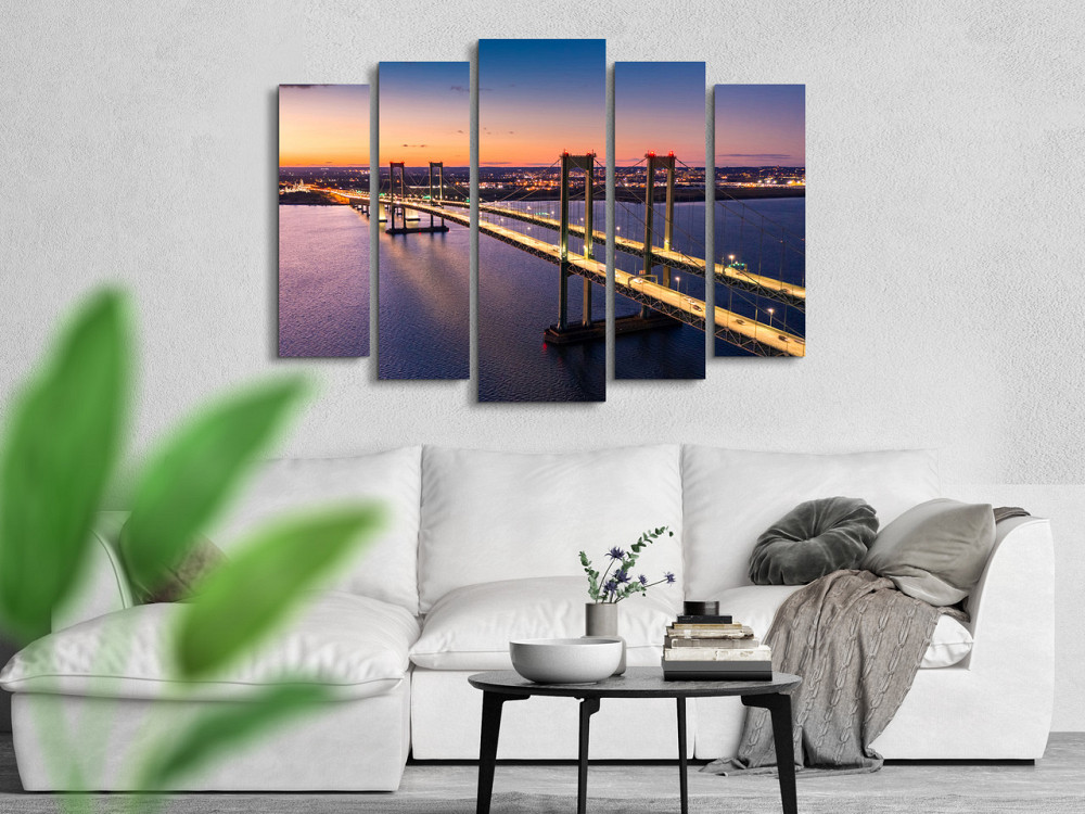 Модульна картина у вітальню / спальню Міст Світанок Art-380_5 ( 80х118см ) Київ - фото 2