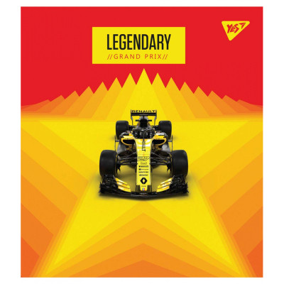 Зошит Yes А5 Grand Prix 12 аркушів лінія (765166) Вінниця - фото 3