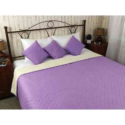 Покривало Руно Двостороннє Севілья бузково-молочне 150х212 см (360.52У_Севілья) Вінниця