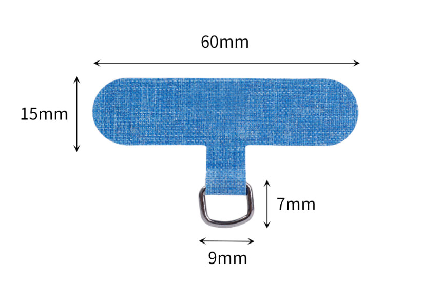 Тримач шнурка для телефона Ring (Блакитний) Миколаїв - фото 7