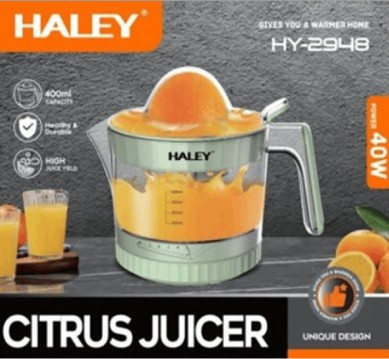 Електрична соковижималка для цитрусових Haley HY-2948 40Вт, прес для цитрусових та апельсинів, цитрус-прес Одеса - фото 1