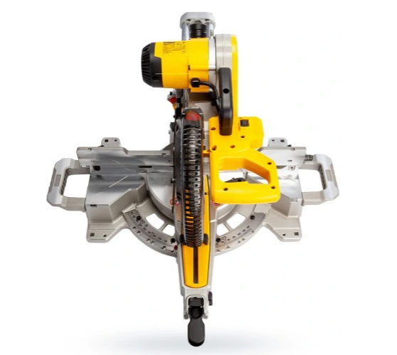 Пила торцювальна мережева DeWALT DWS727: 1675 Вт, глибина різу 150 мм, коло 250 мм, гальмо 10 секунд Київ