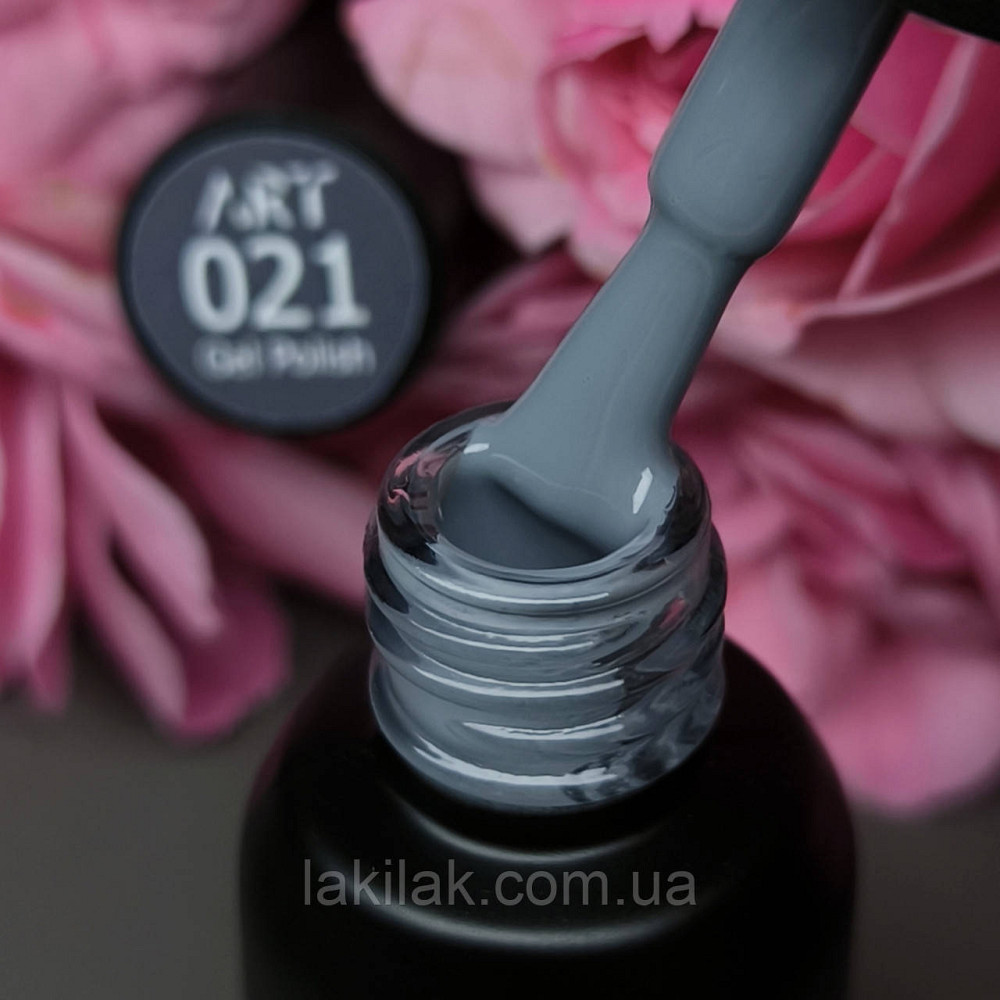 Гель-лак ART in detail 21 (насичений сірий) 6мл Херсон - изображение 1