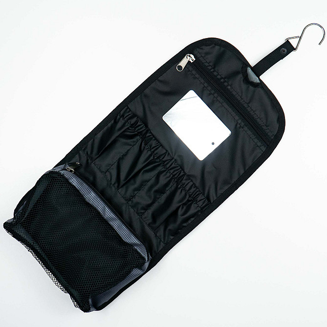 Дорожній несесер органайзер з гачком та дзеркалом для косметики StarsUp ST-M (Синій) Суми - фото 2