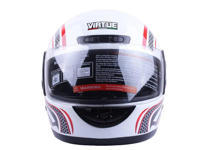 Шлем мотоциклетный интеграл MD-А105  (белый глянцевый, size L) Мукачево - изображение 4