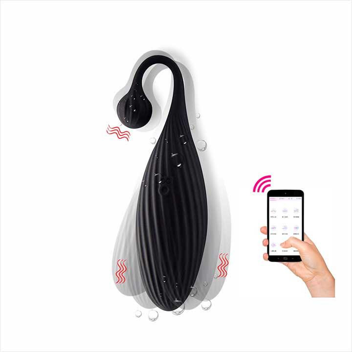 Смарт виброяйцо Svakom Primo Wine - Черный – Смарт вибраторы Винница - изображение 1