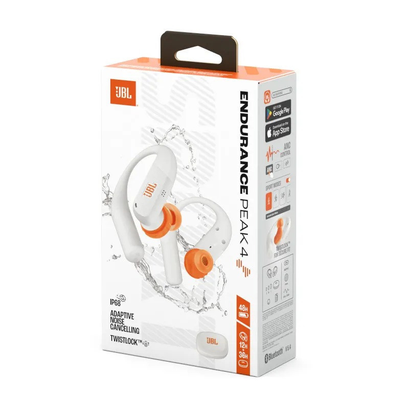 Bluetooth-гарнітура JBL Endurance Peak 4 White (JBLENDUPEAK4WHT) ( 15756 ) Харків - фото 7