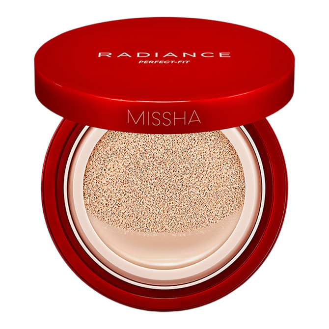 Тональная основа-кушон Radiance Perfect-Fit Cushion Foundation SPF 50 №21N Vanilla Missha 15 г Киев - изображение 1