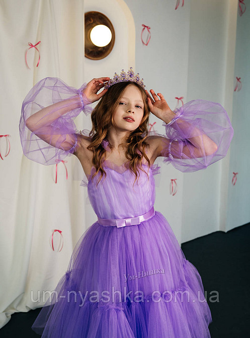 Лавандовое платье пышное Кривой Рог - изображение 3