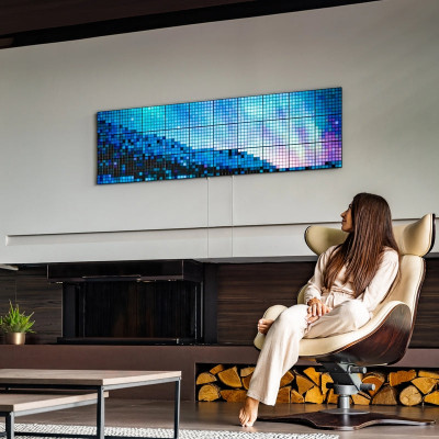 Гірлянда Twinkly Smart LED Squares 1 Starter Panel, RGB LED, USB-C, Black 16х16см (TWQ064STW-01-BUSB) Вінниця - фото 8