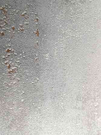 Шпалери вінілові на флізелін Marburg City glam метрові під штукатурку під бетон сірі з прожилками золотом Київ
