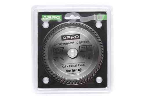 Диск пиляльний для дерева 125х22.2 мм 60Т APRO Рівне