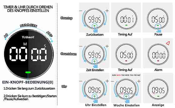 Цифровий таймер Yunbaoit YB 18 Луцьк