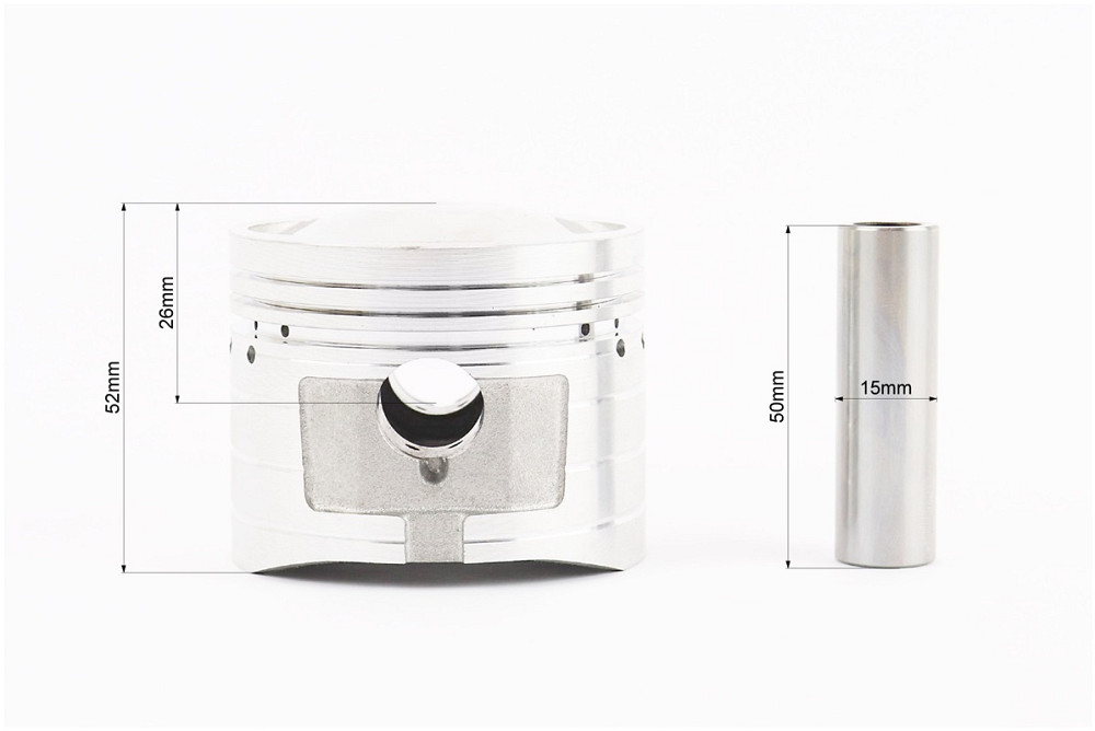 Циліндр к-кт (ЦПГ) CB150cc Ø62,0мм (висота циліндра 69/97мм, палець 15мм) Киев - изображение 6