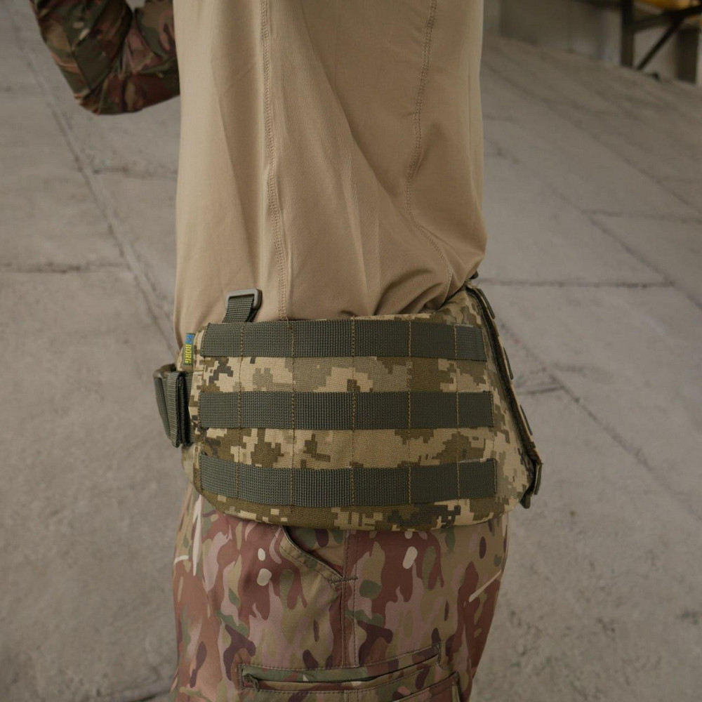 Військовий РПС піксель із стрічками молле матеріал Cordura розвантажувальний пояс без ремінів рпс  із стрічками молле     WAR Львів - фото 6