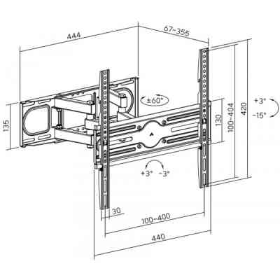 Кронштейн AGN AGN70-442P Вінниця