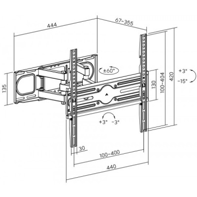 Кронштейн AGN AGN70-442P Вінниця - фото 5