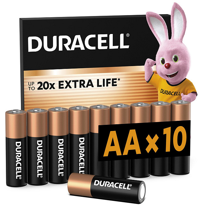 Лужні батарейки Duracell LR06 MN1500 уп. 1x10 шт. (6425676) Київ - фото 1
