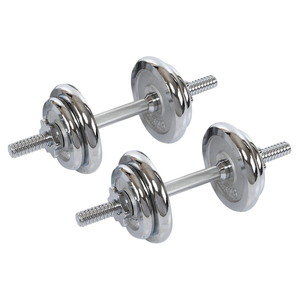 Набір гантелей зі штангою 3в1 у пластиковому кейсі 30 кг Zelart 9639 Київ - фото 5