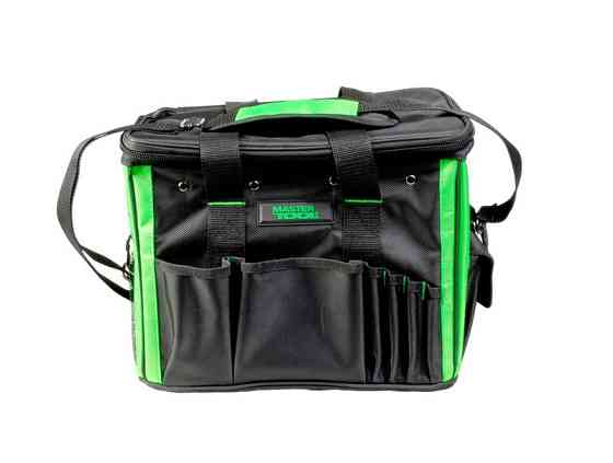 Сумка для инструмента MASTERTOOL 360х270х240 мм 23 кармана усиленное дно съемный ремешок 1680 DEN 79-1935 Ровно