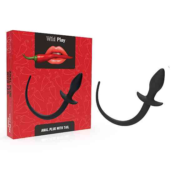 Анальна пробка - Erospace Wild Play Anal Plug With Tail C3 Sex Aura Київ