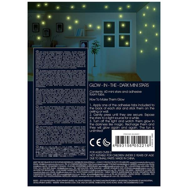 Набір сяючих наклейок 4M Мінізірки, 60 шт. (00-05221) Харків - фото 7