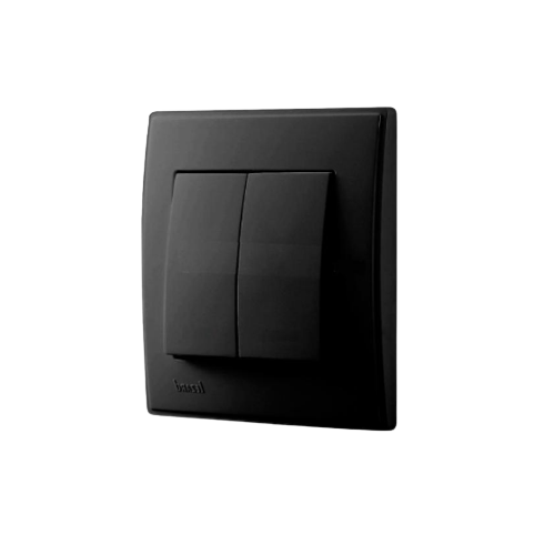 LESYA антрацит Вимикач внутрішній 2кл Лезард Житомир - изображение 1