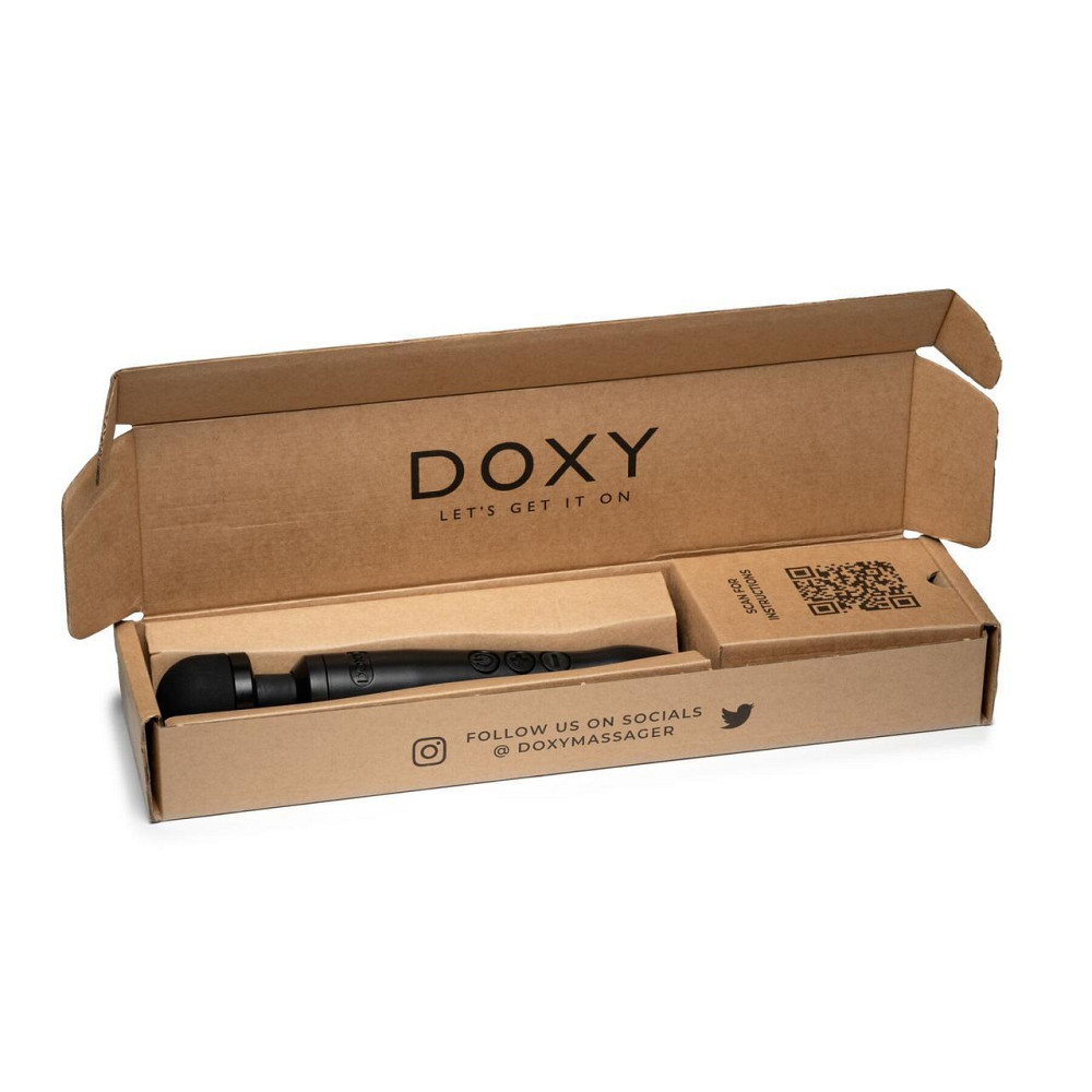 Вібромасажер DOXY3 USB-C Massager MATTE BLACK Sex Aura Київ - фото 6