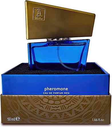 Духи з феромонами чоловічі SHIATSU Pheromone Fragrance men darkblue, 50 мл Sex Aura Київ