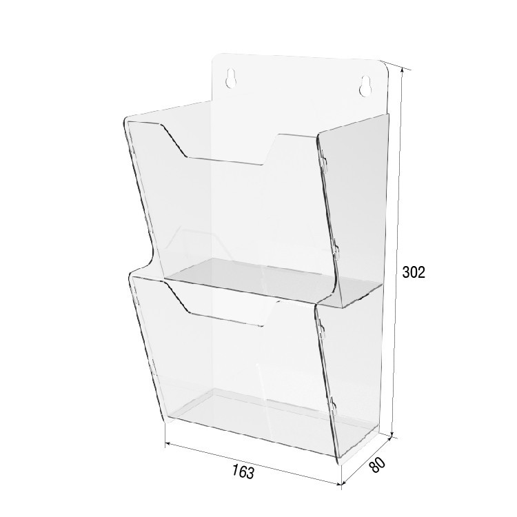 Кишеня буклетниця EKOSTAR А5 2-ярусна вертикальна Київ - фото 3