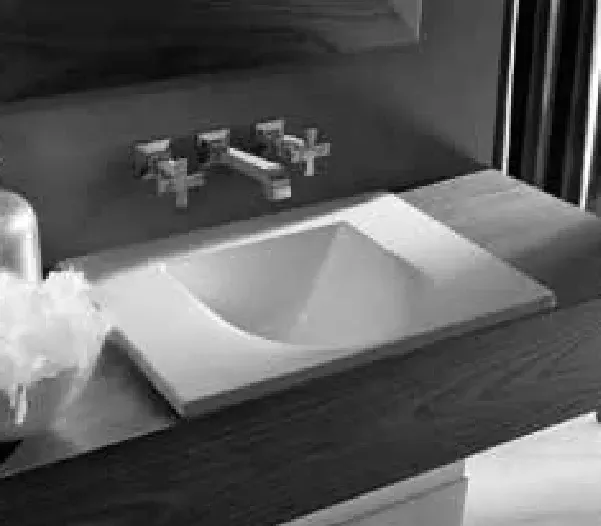 Раковина  Kerasan Bentley półblatowa 55x36 (3940) Киев - изображение 1