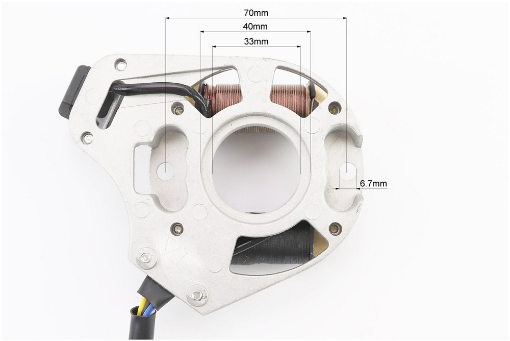 Статор магнето (генератора) (2 котушки "5 проводів") Київ - фото 3