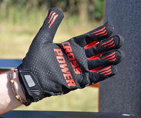 Рукавички для кросфіту з довгим пальцем Power System PS-2860 Cross Power Black/Red S Каменское