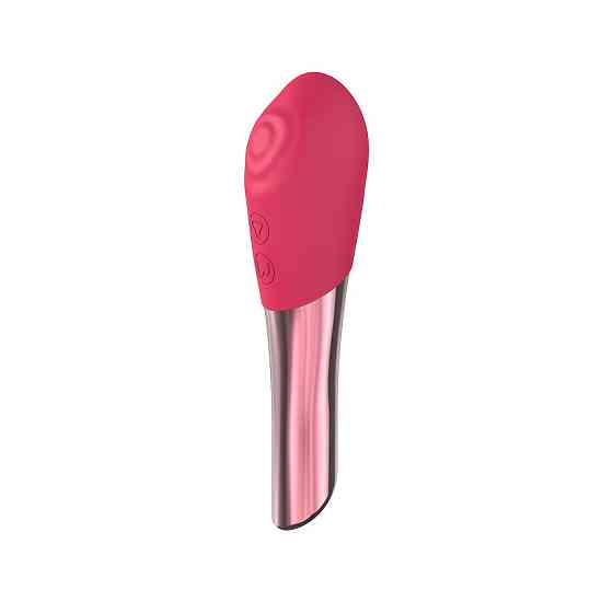 Двухсторонняя вибропуля Chisa Lust Ripple Ardor с пульсирующей головкой, розовый Sex Aura Киев