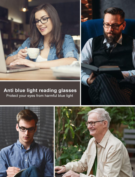 Очки для чтения SKYWAY, 5 шт., очки для чтения с блокировкой синего света для мужчин и женщин, легкие компьютерные Киев - изображение 7