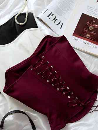 Жіночий базовий корсет костюмка Lux Бургунді, 44/46 Одеса