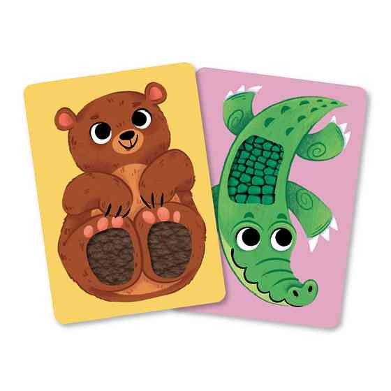 Набір карток з тактильними елементами "Малюки тварин" 301230 Вінниця