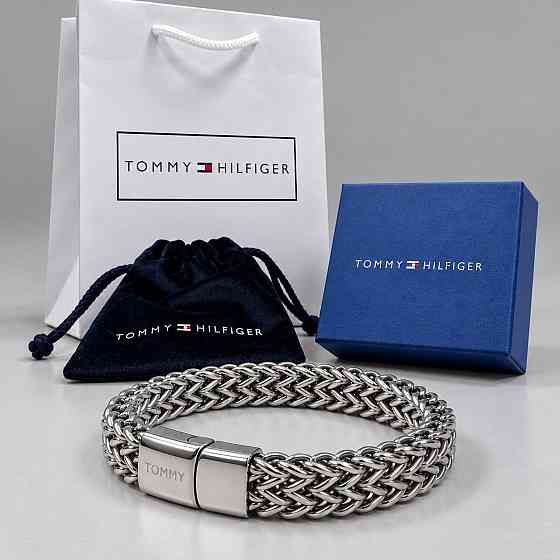 Мужской брендовый браслет Tommy из нержавеющей стали (50113) Киев