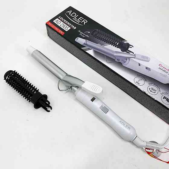 Щипцы для завивки и объема Adler AD 2105 20Вт, Утюжок для завивки волос Прибор волос VN-44 Львов