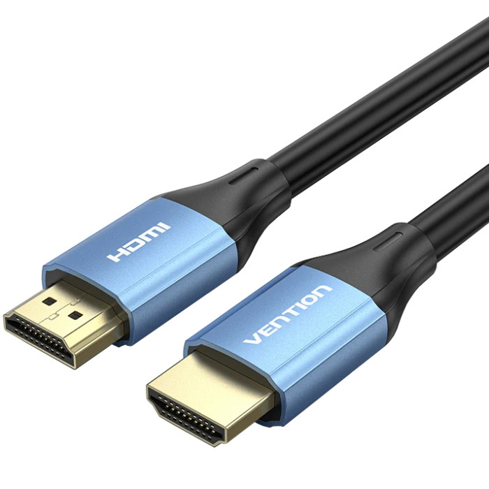 Кабель HDMI M - M, 5.0 м, V2.0, 4K 60Гц, Aluminum Alloy Blue Vention Винница - изображение 1