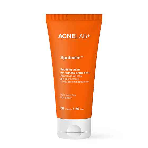 Увлажняющий крем для успокоения и устранения покраснений Spotcalm Soothing cream for redness-prone skin ACNELAB+ 50 мл Киев