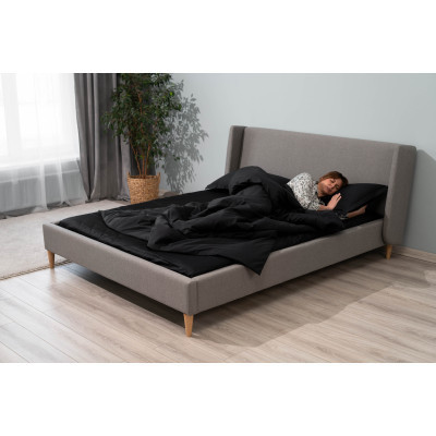 Пододеяльник Ardesto Mix&Match Premium 100% хлопок, сатин черный 160х220 см (ART1622DVL) Винница - изображение 11