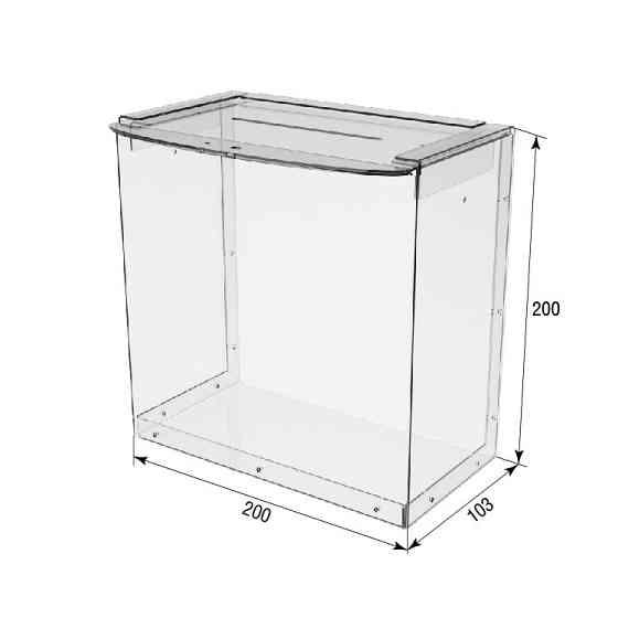 Скринька для пожертвувань EKOSTAR 200х103х200 Київ