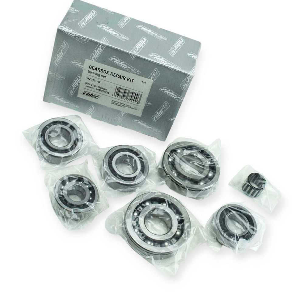 Ремкомплект КПП підшипники 2101 (5ст) Мукачево - фото 1