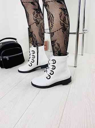 Mioli Жіночі черевики MIOLI білі натуральна шкіра висота 14см розмір 37р.38р.39р. (3148) Коломыя