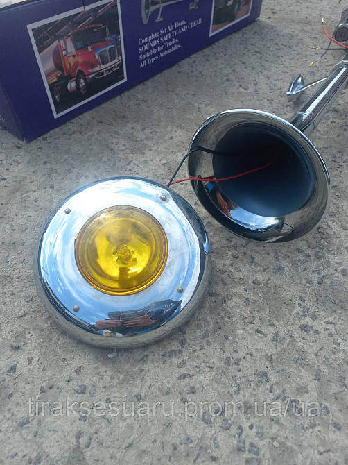 Сигнал універсальний 24v (1 дудка) Сигнал дудка 640мм 24v Луцьк - фото 2