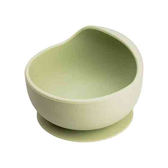 Дитячий набір силіконової посуди 7 предметів, зелений Київ