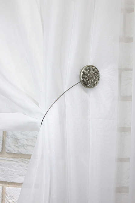 Магніти для штор і гардин (109м) Родос набір 2 шт Сатин (81-020) Київ - фото 2